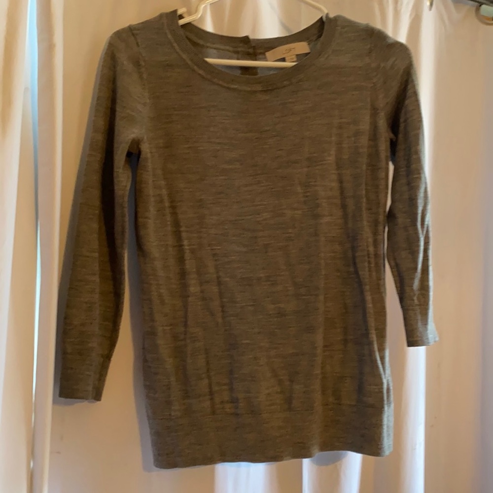 Grey loft sweater